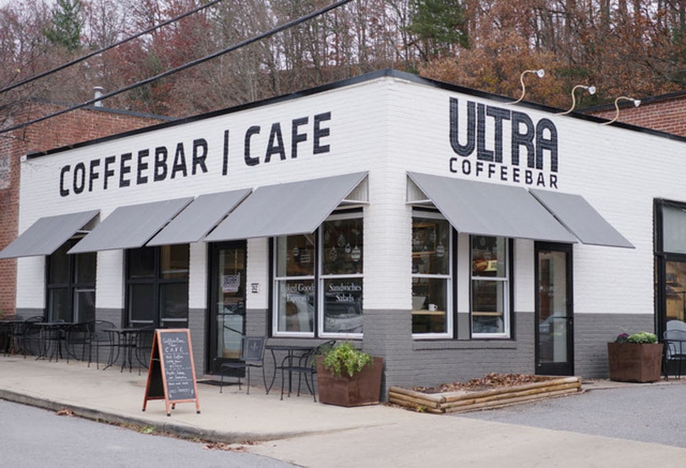 Best Asheville Cafes to Work From: Ultra Coffeebar
