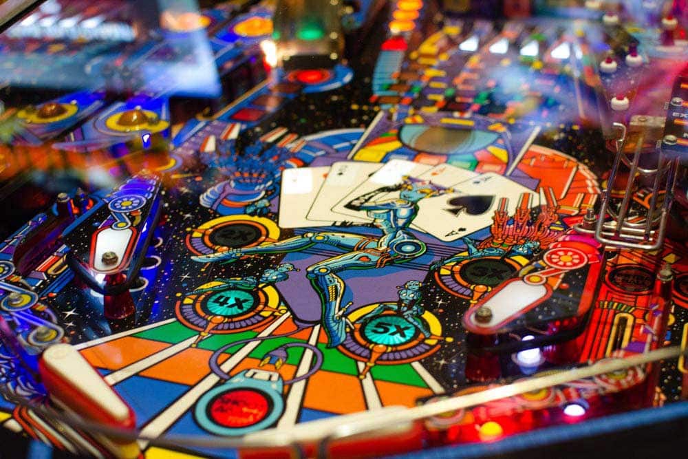 Fun Things to do in Asheville during Winter:  Asheville Pinball Museum