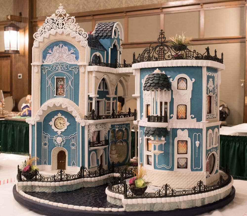 Fun Things to do in Asheville during Winter: National Gingerbread House Competition at the Omni Grove Park Inn