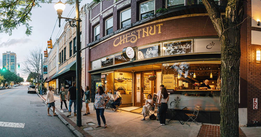 Most Romantic Restaurants in Asheville: Chestnut

