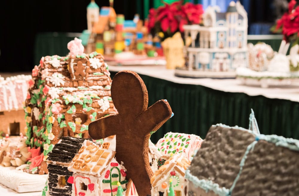 Unique Things to do in Asheville during Winter: National Gingerbread House Competition at the Omni Grove Park Inn
