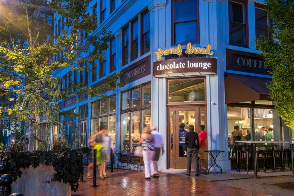 What to do in Asheville in the Rain: French Broad Chocolate Lounge

