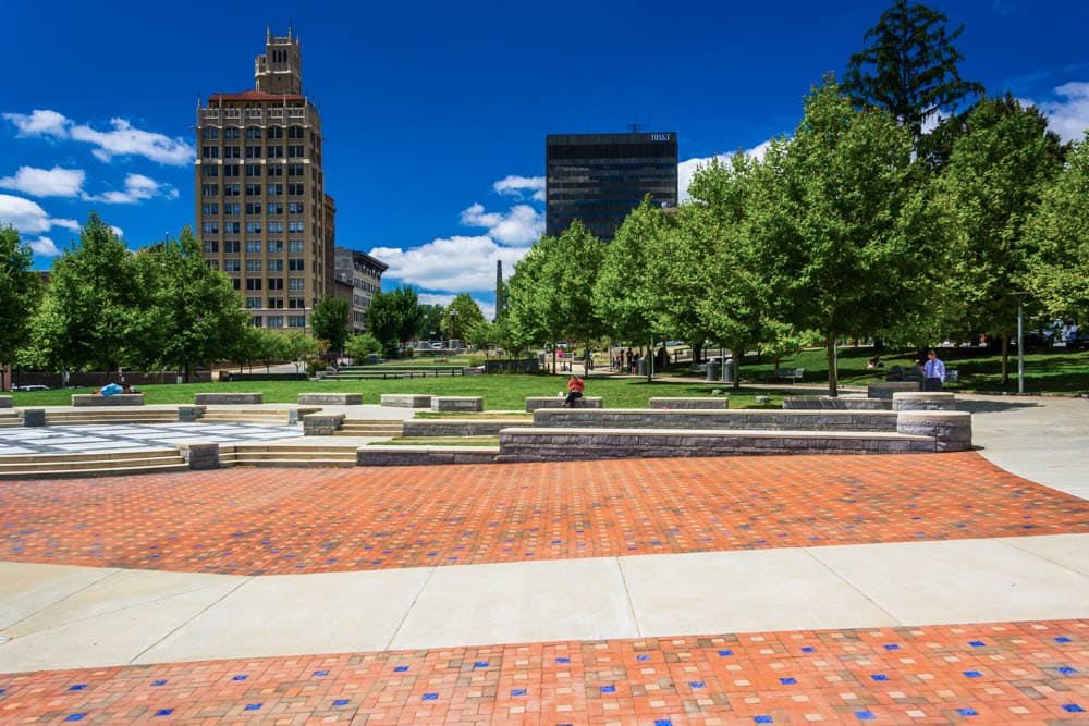 Best Urban Parks in Asheville: Pack Square Park