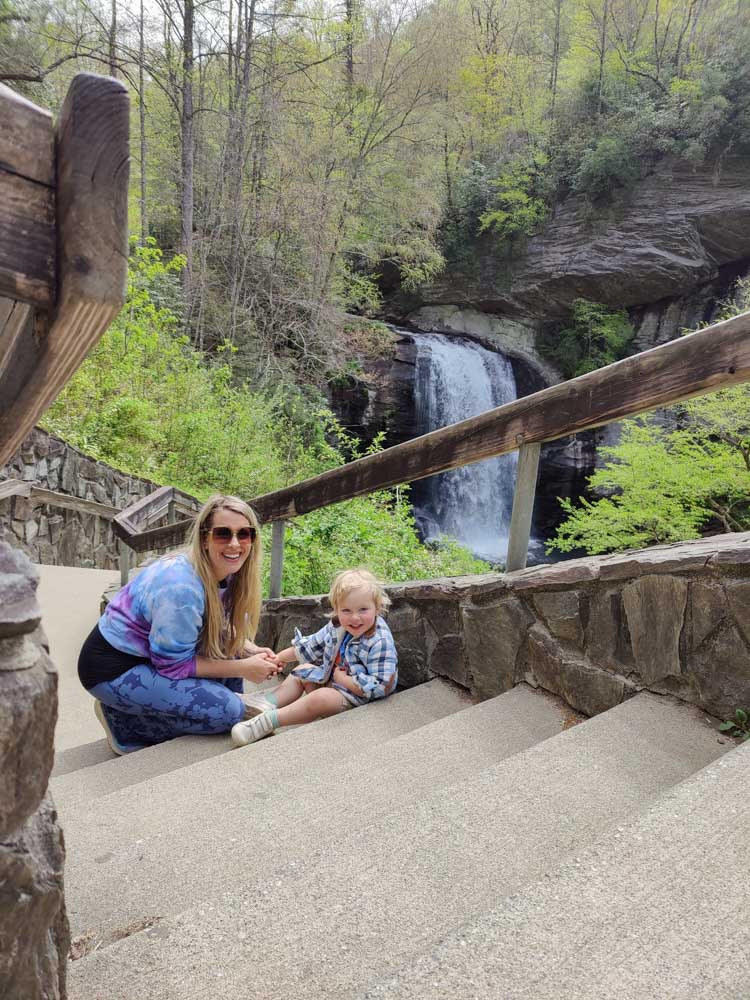 Hiking Near Asheville with Kids: Looking Glass Falls
