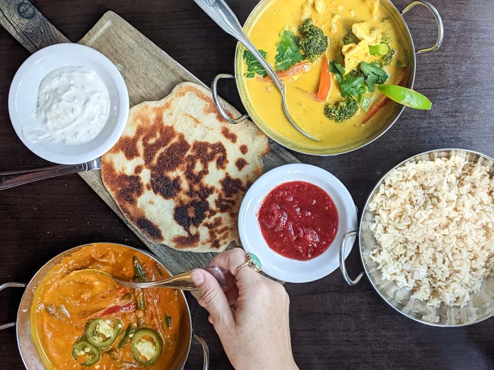 Best Indian Food in Asheville: Blue Dream Curry House