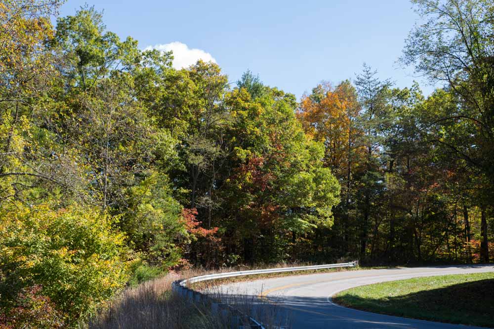 Best Route for a Road Trip around Asheville: Scenic Drive Very Close to Downtown Asheville