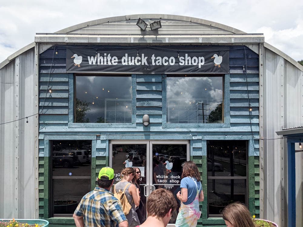 Fun Things do in Asheville with Kids: White Duck Taco Shop