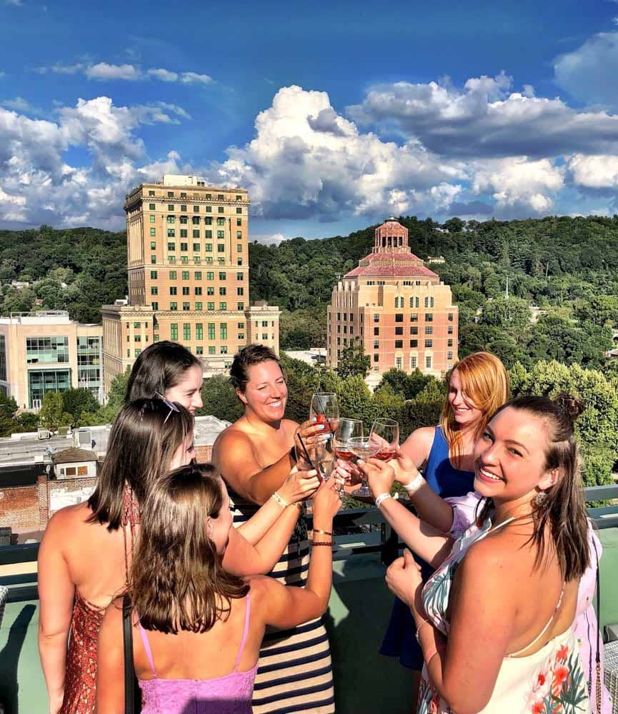 Must Try Tours in Asheville: Asheville Rooftop Bar Tours