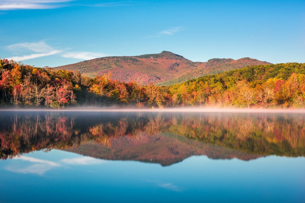 Where to See The Fall Colors in Asheville: Grandfather Mountain State Park