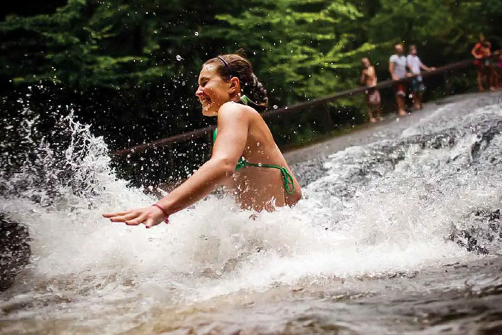 Best Things to Do in Asheville in July: Sliding Rock