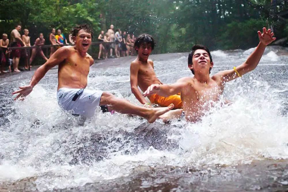 What to Do in Asheville in July: Sliding Rock
