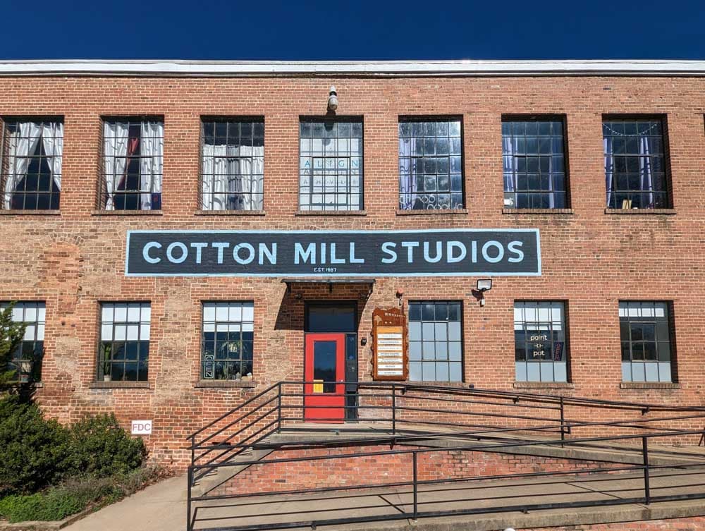 Explore River Arts District in Asheville: Asheville Cotton Mill Studios