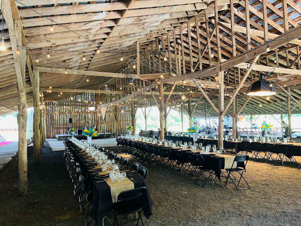 Where to get Married in Asheville: Hickory Nut Gap Farm