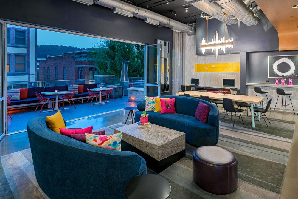 Where to Stay in Asheville, NC with a Pool: Aloft Asheville Downtown