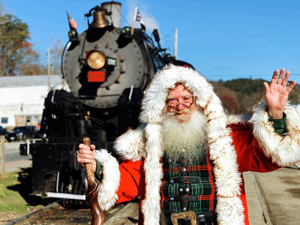 Christmas in Asheville, NC: The Polar Express Train Ride