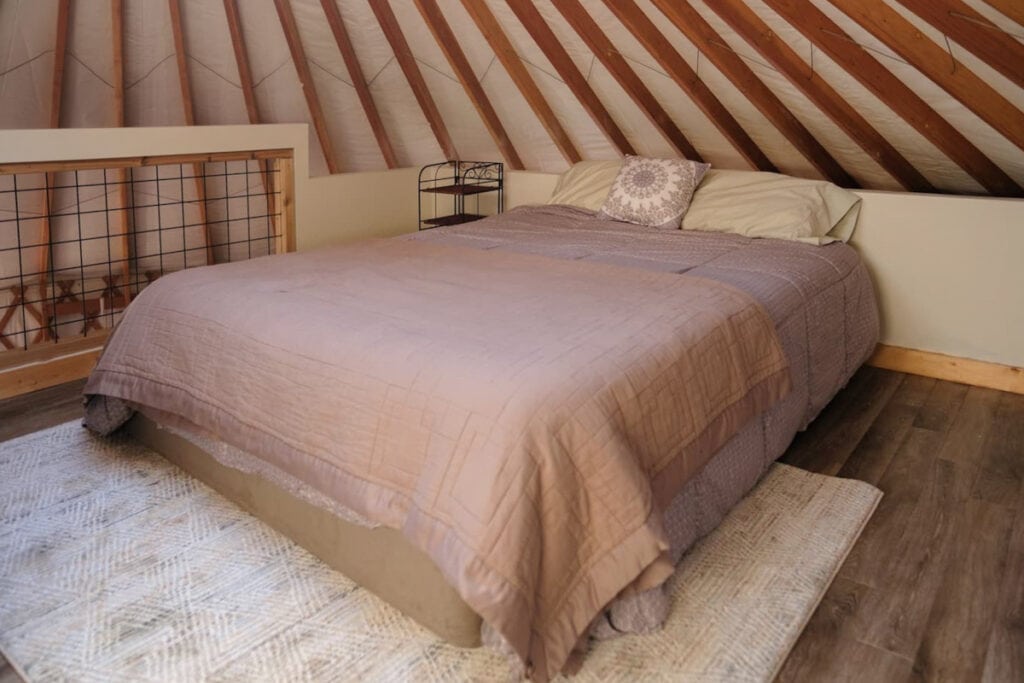 Best Airbnbs in Asheville, NC: Bennets Yurt