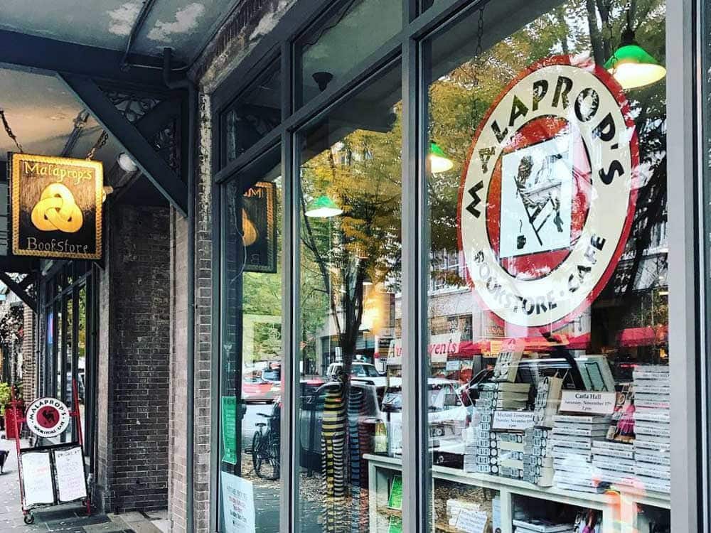 Best Bookstore in Asheville: Malaprops Bookstore Cafe