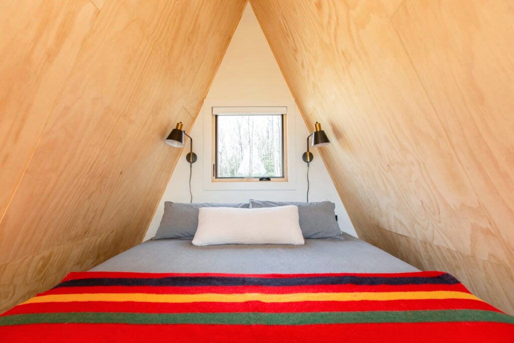 Top Airbnbs in Asheville, North Carolina: Scandinavian A-Frame Cabin