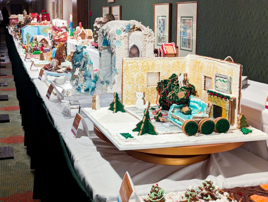 Winter Activities in Asheville: Gingerbread House Competition