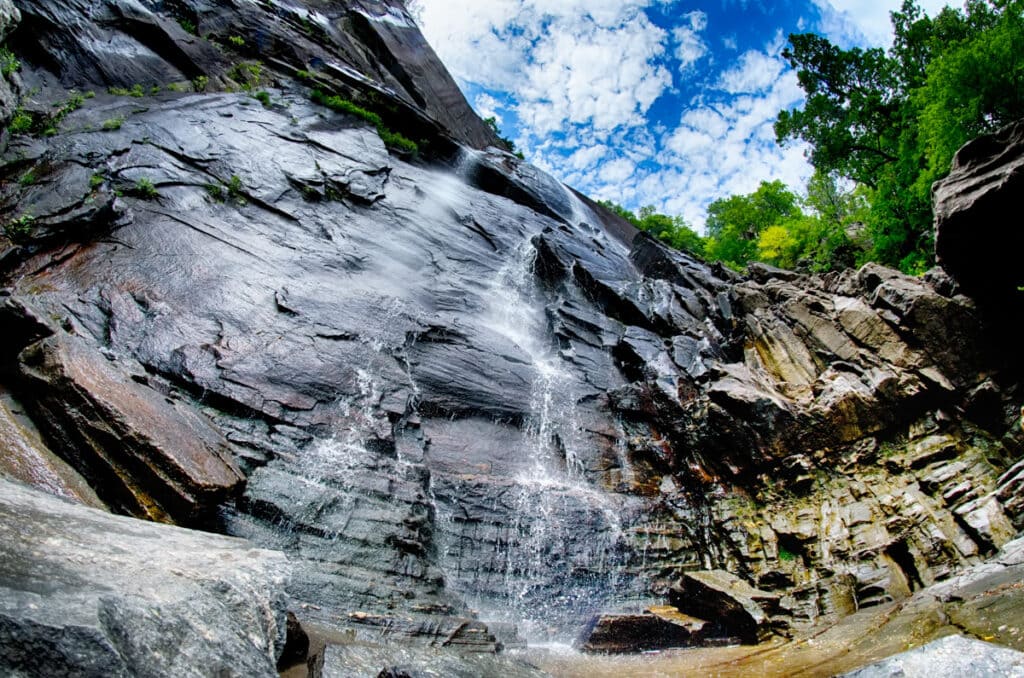 Best Waterfall Hikes near Asheville: Hickory Nut Falls