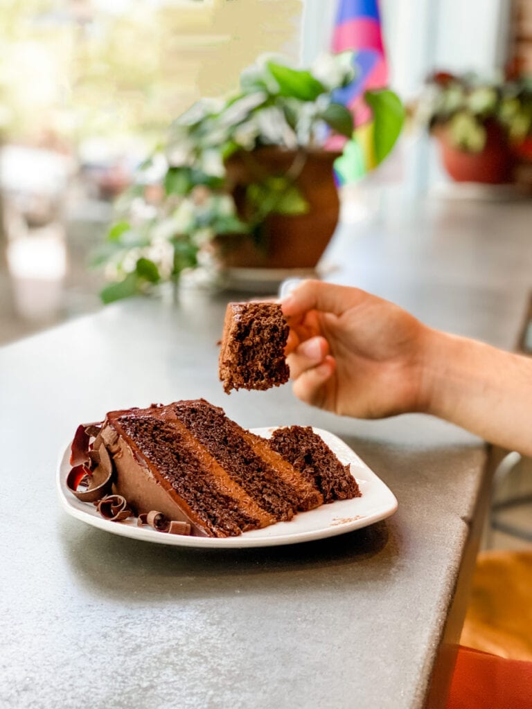 French Broad Chocolate Lounge Chocolate Cake