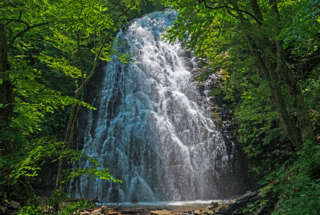Popular Waterfall Hikes near Asheville: Crabtree Falls 