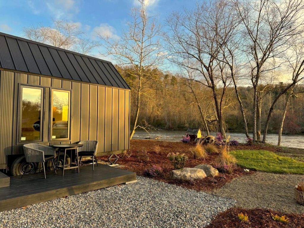Cool Asheville Camping Spot: Asheville River Cabins